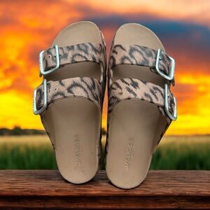 J Slides Leopard Platform Sandal *SALE*